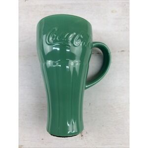 Vintage Coca Cola Travel Mug with Lid  Green Retro Look Gift Appropriate